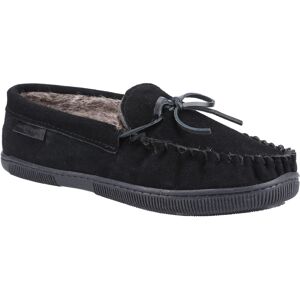 (Black, 6 (Adults')) Hush Puppies 0 Suede Men's Black Slippers (Black, 6 (Adults')) Hush Puppies 0 Suede Men's Black Slippers