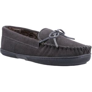 (Grey, 9 (Adults')) Hush Puppies Ace Men's Slippers UK Size (Grey, 9 (Adults')) Hush Puppies Ace Men's Slippers UK Size