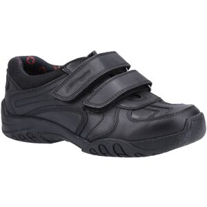 (UK 5, Black) Hush Puppies JEZZA 2 Boys Leather School Shoes Black (UK 5, Black) Hush Puppies JEZZA 2 Boys Leather School Shoes Black