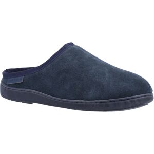 (Blue, 6 (Adults')) Hush Puppies Ashton Suede Men's Navy Slippers (Blue, 6 (Adults')) Hush Puppies Ashton Suede Men's Navy Slippers