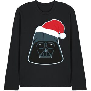 (L, Black) Star Wars Unisex Adult Darth Vader Santa Hat Long-Sleeved Christmas T (L, Black) Star Wars Unisex Adult Darth Vader Santa Hat Long-Sleeved Christmas T
