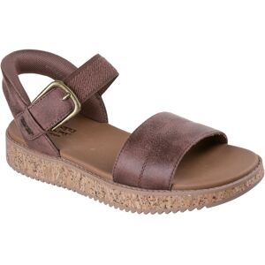 Skechers Bobs Sun Vibe Be Corky Polyester Women's Chocolate Sandals Skechers Bobs Sun Vibe Be Corky Polyester Women's Chocolate Sandals