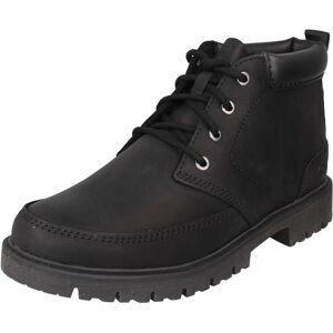 (Black, UK 10) Mens Clarks Leather Lace Up Ankle Boots - Rossdale Mid (Black, UK 10) Mens Clarks Leather Lace Up Ankle Boots - Rossdale Mid