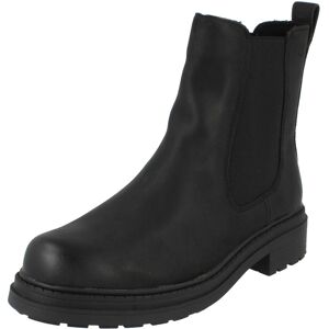 (Black, UK 7.5) Ladies Clarks Chunky Sole Chelsea Boots - Orinoco3 Top (Black, UK 7.5) Ladies Clarks Chunky Sole Chelsea Boots - Orinoco3 Top