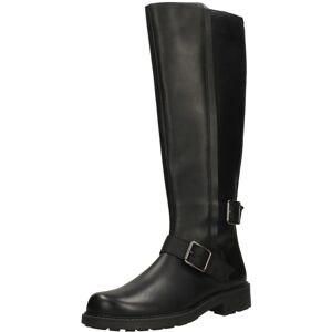 (Black, UK 8) Ladies Clarks Buckle Detail Knee High Boots - Orinoco2 Tall (Black, UK 8) Ladies Clarks Buckle Detail Knee High Boots - Orinoco2 Tall