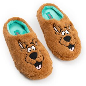 (7-8 UK) Scooby Doo Mule Slippers (Unisex Brown) (7-8 UK) Scooby Doo Mule Slippers (Unisex Brown)