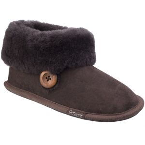 (4 UK, Chocolate) Cotswold Womens/Ladies Wotton Sheepskin Soft Leather Booties (4 UK, Chocolate) Cotswold Womens/Ladies Wotton Sheepskin Soft Leather Booties