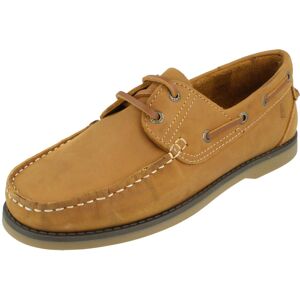 (Tan, UK 8) Mens Hush Puppies Casual Lace Up Deck Shoes - Wilson Boat Shoe (Tan, UK 8) Mens Hush Puppies Casual Lace Up Deck Shoes - Wilson Boat Shoe