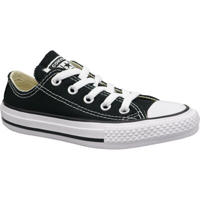 (11.5) Converse C. Taylor All Star Youth OX 3J235C Kids Black plimsolls (11.5) Converse C. Taylor All Star Youth OX 3J235C Kids Black plimsolls