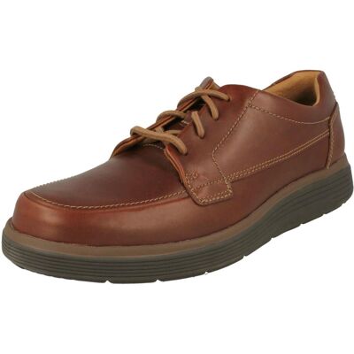 (UK 6.5, Dark Tan (Brown)) Mens Clarks Lace Up Formal Shoes Un Abode Ease - H Fi (UK 6.5, Dark Tan (Brown)) Mens Clarks Lace Up Formal Shoes Un Abode Ease - H Fi