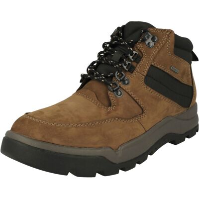(UK 7, Dark Brown (Brown)) Mens Clarks Casual Lace Up Boots Un Atlas Up GTX - G (UK 7, Dark Brown (Brown)) Mens Clarks Casual Lace Up Boots Un Atlas Up GTX - G