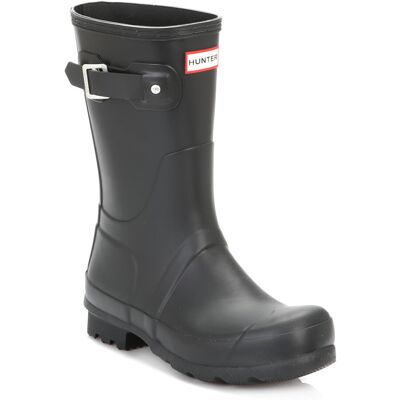 (UK 9) Hunter Original Mens Black Short Wellington Boots (UK 9) Hunter Original Mens Black Short Wellington Boots