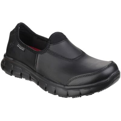 (7 UK, Black) Skechers Occupational Womens/Ladies Sure Track Slip On Work Shoes (7 UK, Black) Skechers Occupational Womens/Ladies Sure Track Slip On Work Shoes