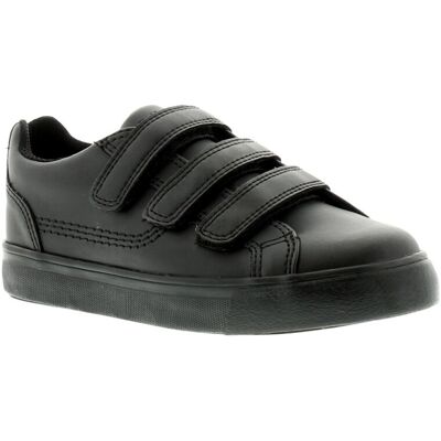 (13 (Children's)) New Older Boys/Childrens Black Kickers Tovni Touch Fasten Shoe (13 (Children's)) New Older Boys/Childrens Black Kickers Tovni Touch Fasten Shoe
