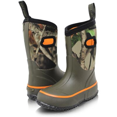 (GREEN/CAMO, Toddler Age 1-3 UK 8 EU(26)) Dirt Boot Boys Girls Thermal Winter We (GREEN/CAMO, Toddler Age 1-3 UK 8 EU(26)) Dirt Boot Boys Girls Thermal Winter We