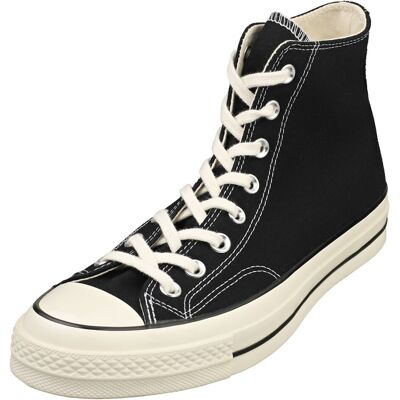 Converse Chuck 70 Hi Unisex Fashion Trainers in Black Egret - 11.5 UK Converse Chuck 70 Hi Unisex Fashion Trainers in Black Egret - 11.5 UK