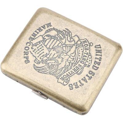 Unbranded (05) Metal Cigarette Case King Size, Retro Bronze Cigarette Case 100mm For Men W Unbranded (05) Metal Cigarette Case King Size, Retro Bronze Cigarette Case 100mm For Men W