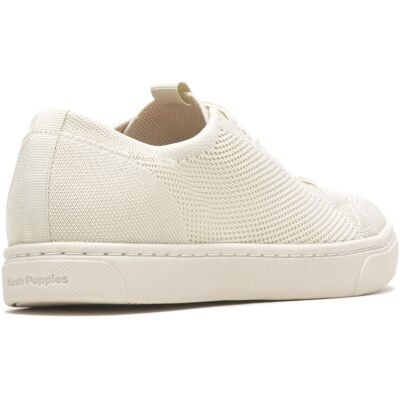 (White, 10 (Adults')) Hush Puppies Good Textile Men's Stone Trainers (White, 10 (Adults')) Hush Puppies Good Textile Men's Stone Trainers
