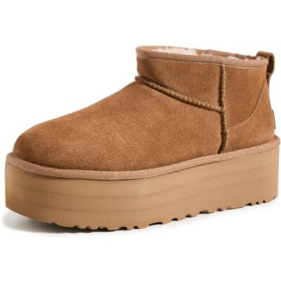 Ugg Womens classic Ultra Mini Platform Fashion Boot chestnut 10 Ugg Womens classic Ultra Mini Platform Fashion Boot chestnut 10