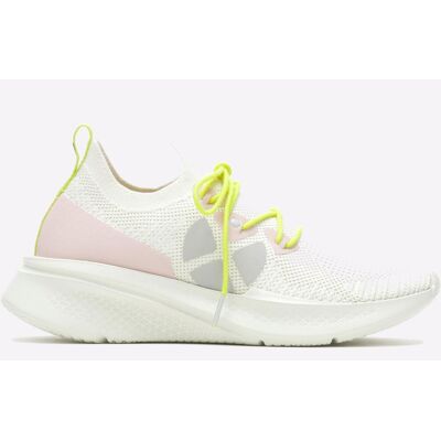 Hush Puppies Womens Spark Lace Up Cushioned Trainers - White - Support natural movement Hush Puppies Womens Spark Lace Up Cushioned Trainers - White - Support natural movement