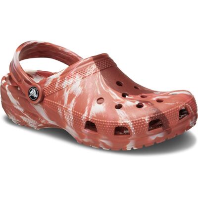 (Brown, 7 (Adults')) Crocs Marble Thermoplastic Dark Clay/Multi Clogs (Brown, 7 (Adults')) Crocs Marble Thermoplastic Dark Clay/Multi Clogs