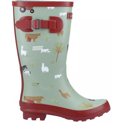 Cotswold (4 (Adults'), Farm) Farmyard Junior Farm Kids Fun Print Wellies Cotswold (4 (Adults'), Farm) Farmyard Junior Farm Kids Fun Print Wellies