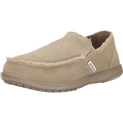 Crocs Men's Santa Cruz Loafers Comfortable Men's Loafers Slip On Shoes Khaki/ Crocs Men's Santa Cruz Loafers Comfortable Men's Loafers Slip On Shoes Khaki/