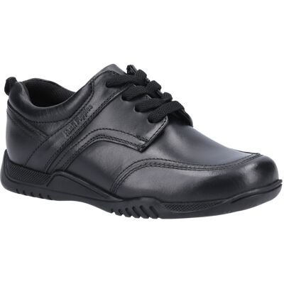 (Black, 3 (Adults')) Hush Puppies Harvey Senior Leather Boys's Black Lace-Up Sho (Black, 3 (Adults')) Hush Puppies Harvey Senior Leather Boys's Black Lace-Up Sho