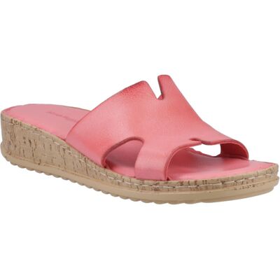 (Red, 6 (Adults')) Hush Puppies Eloise Leather Women's Coral Sandals (Red, 6 (Adults')) Hush Puppies Eloise Leather Women's Coral Sandals