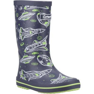 (Blue, 1 (Adults')) Cotswold Charlbury Rubber Multicoloured Wellington Boots (Blue, 1 (Adults')) Cotswold Charlbury Rubber Multicoloured Wellington Boots