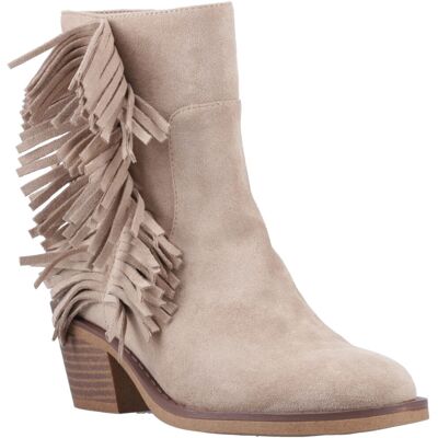 (Brown, 8 (Adults')) Rocket Dog Yankee Faux Suede Women's Taupe Heeled Ankle Boo (Brown, 8 (Adults')) Rocket Dog Yankee Faux Suede Women's Taupe Heeled Ankle Boo