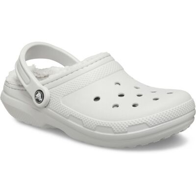 (White, 12 (Adults')) Crocs Classic Lined Clog Thermoplastic Atmosphere Clogs (White, 12 (Adults')) Crocs Classic Lined Clog Thermoplastic Atmosphere Clogs