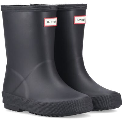 (, ) Hunter Kids First (Matte) Rubber Kid's Black Standard Wellington Boots (, ) Hunter Kids First (Matte) Rubber Kid's Black Standard Wellington Boots