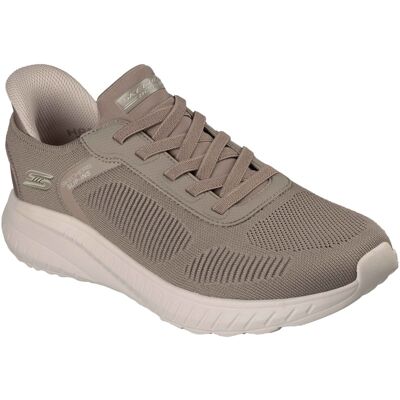 Skechers BOBS Sport Squad Chaos Solid Step Textile Men's Dark Taupe Standar Skechers BOBS Sport Squad Chaos Solid Step Textile Men's Dark Taupe Standar
