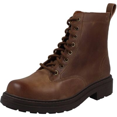(Brown, UK 7) Ladies Clarks Chunky Sole Combat Style Boots - Orinoco3 Style (Brown, UK 7) Ladies Clarks Chunky Sole Combat Style Boots - Orinoco3 Style