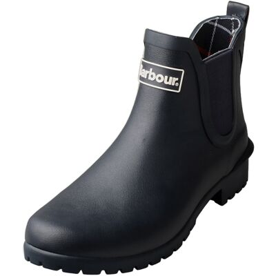 (6) Barbour Wilton Womens Wellington Boots in Navy (6) Barbour Wilton Womens Wellington Boots in Navy
