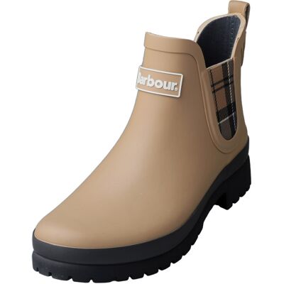 (6) Barbour Mallow Womens Wellington Boots in Beige (6) Barbour Mallow Womens Wellington Boots in Beige