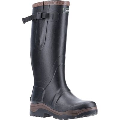 (11 UK, Black) Cotswold Unisex Adult Compass Rubber Wellington Boots (11 UK, Black) Cotswold Unisex Adult Compass Rubber Wellington Boots