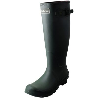 (9) Barbour Bede Mens Wellington Boots in Olive (9) Barbour Bede Mens Wellington Boots in Olive