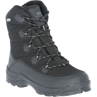 (10 UK, Black) Trespass Mens Zotos Waterproof Snowboots (10 UK, Black) Trespass Mens Zotos Waterproof Snowboots