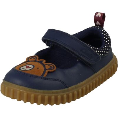 (Navy, UK 5 Infant) Girls Clarks First Walking Shoes Cove Beam - G Fit (Navy, UK 5 Infant) Girls Clarks First Walking Shoes Cove Beam - G Fit