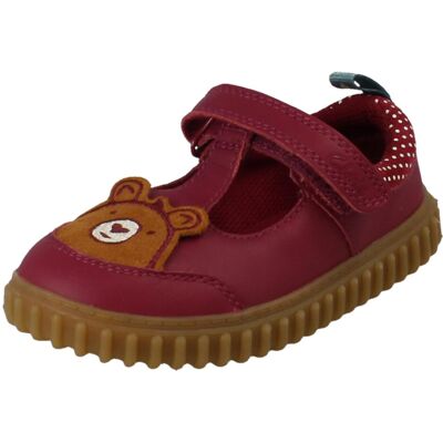 (Burgundy, UK 5.5 Infant) Girls Clarks T-Bar First Walking Shoes Cove Glow - F F (Burgundy, UK 5.5 Infant) Girls Clarks T-Bar First Walking Shoes Cove Glow - F F
