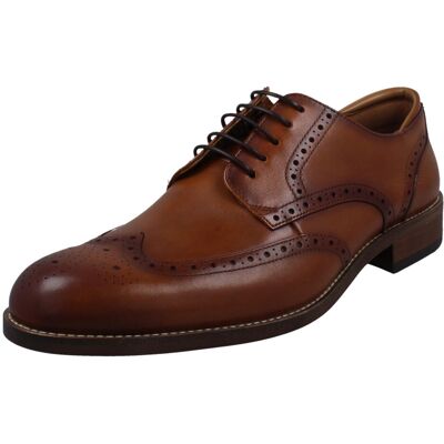 (Tan, UK 9.5) Mens Clarks Smart Formal Brogue Lace Up Shoes CraftRemi Tip - H Fi (Tan, UK 9.5) Mens Clarks Smart Formal Brogue Lace Up Shoes CraftRemi Tip - H Fi