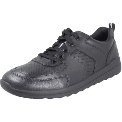 (Black, UK 7 Child) Boys Clarks Lace Up School Shoes Daze Loop 2 Y - F Fit (Black, UK 7 Child) Boys Clarks Lace Up School Shoes Daze Loop 2 Y - F Fit