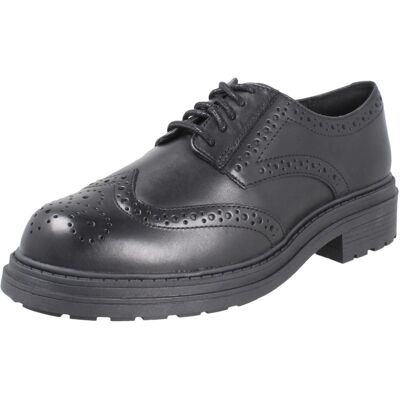 (Black, UK 6.5) Ladies Clarks Chunky Sole Brogue Lace Up Shoes Orinoco3 Derby - (Black, UK 6.5) Ladies Clarks Chunky Sole Brogue Lace Up Shoes Orinoco3 Derby -