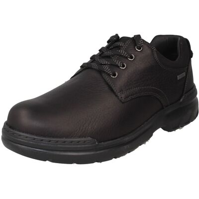(Black, UK 10) Mens Clarks Gore-Tex Weatherproof Lace Up Shoes Rockie WalkGtx - (Black, UK 10) Mens Clarks Gore-Tex Weatherproof Lace Up Shoes Rockie WalkGtx -