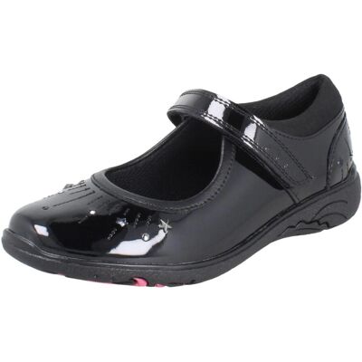 (Black, UK 13.5 Child) Girls Clarks Playprints Mary Jane School Shoes Relda Wish (Black, UK 13.5 Child) Girls Clarks Playprints Mary Jane School Shoes Relda Wish