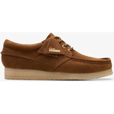Clarks (Standard, 7.5 (Adults')) Wallabee Boat Cola Suede Clarks (Standard, 7.5 (Adults')) Wallabee Boat Cola Suede