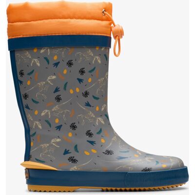 Clarks (Wide, 12 (Children's)) Tarri Race K Grey Print Clarks (Wide, 12 (Children's)) Tarri Race K Grey Print