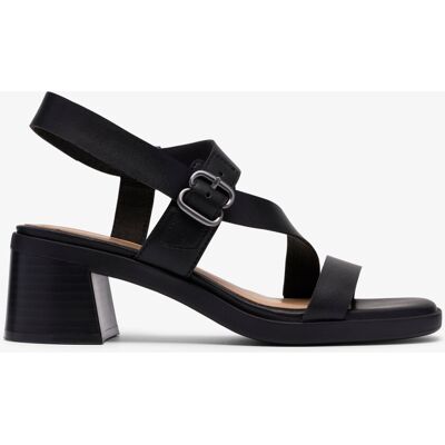 Clarks (Standard, 4 (Adults')) Jaylan Sol Black Leather Clarks (Standard, 4 (Adults')) Jaylan Sol Black Leather